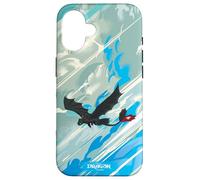 DreamWorks Dragons Hiccup and Toothless Conquer the Skies Custodia per iPhone 16