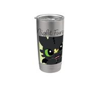 DreamWorks Dragons Night Fury Toothless Butterfly Bicchiere termico in acciaio inox doppia parete