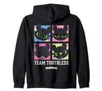 DreamWorks Dragons Team Toothless Expressions Felpa con Cappuccio