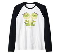DreamWorks Dragons Tiny Adventures Barf And Belch Maglia con Maniche Raglan