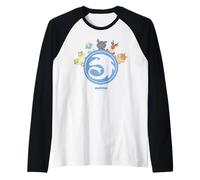 DreamWorks Dragons Tiny Adventures Circle Emblem Maglia con Maniche Raglan