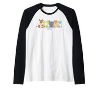 DreamWorks Dragons Tiny Adventures Dragons Lineup Maglia con Maniche Raglan