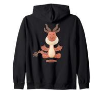 DreamWorks Dragons Tiny Adventures Hookfang Felpa con Cappuccio