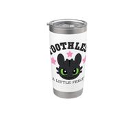 DreamWorks Dragons Toothless A Little Feisty Front & Back Bicchiere termico in acciaio inox doppia parete