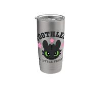DreamWorks Dragons Toothless A Little Feisty Front & Back Bicchiere termico in acciaio inox doppia parete