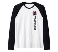 DreamWorks Dragons Toothless A Little Feisty Front & Back Maglia con Maniche Raglan