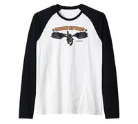 DreamWorks Dragons Toothless and Hiccup Follow My Wings Maglia con Maniche Raglan