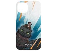 DreamWorks Dragons Toothless and Hiccup Full Flight Custodia per iPhone 13