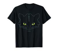 DreamWorks Dragons Toothless Big Face Maglietta