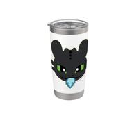 DreamWorks Dragons Toothless Blue Flame Bicchiere termico in acciaio inox doppia parete