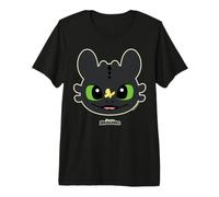 DreamWorks Dragons Toothless Butterfly Fun Maglietta Premium