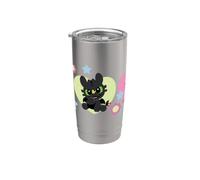 DreamWorks Dragons Toothless Cute Trio Bicchiere termico in acciaio inox doppia parete