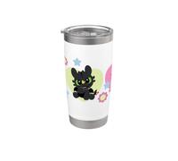 DreamWorks Dragons Toothless Cute Trio Bicchiere termico in acciaio inox doppia parete