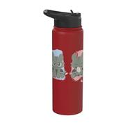 DreamWorks Dragons Toothless Expression Paint Strokes Stainless Steel Insulated Water Bottle