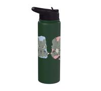 DreamWorks Dragons Toothless Expression Paint Strokes Stainless Steel Insulated Water Bottle