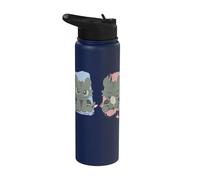 DreamWorks Dragons Toothless Expression Paint Strokes Stainless Steel Insulated Water Bottle