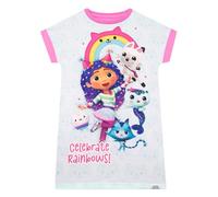 DreamWorks Gabby Dollhouse Camicia da Notte |Camicia Notte per L'Estate | Gabby Dollhouse Pigiama Ragazza | Blu 9-10 Anni