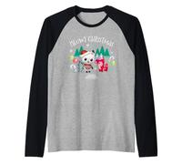 DreamWorks Gabby’s Dollhouse Meowy Christmas Candy Canes Maglia con Maniche Raglan