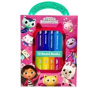 DreamWorks Gabby’s Dollhouse - My First Library Board Book Block 12-Book Set - First Words, Alphabet, Numbers, and More! - PI Kids