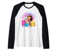 DreamWorks Gabby’s Dollhouse Next Stop Sixth Grade Maglia con Maniche Raglan