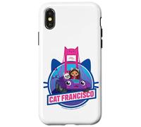 DreamWorks Gabby’s Dollhouse The Movie Cat Francisco Racer Custodia per iPhone X/XS