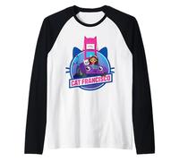 DreamWorks Gabby’s Dollhouse The Movie Cat Francisco Racer Maglia con Maniche Raglan