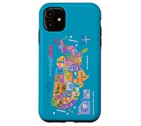 DreamWorks Gabby’s Dollhouse The Movie Kitty Map Custodia per iPhone 11