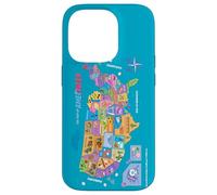 DreamWorks Gabby’s Dollhouse The Movie Kitty Map Custodia per iPhone 14 Pro
