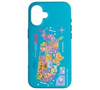 DreamWorks Gabby’s Dollhouse The Movie Kitty Map Custodia per iPhone 16