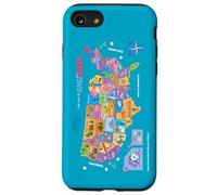 DreamWorks Gabby’s Dollhouse The Movie Kitty Map Custodia per iPhone SE (2020) / 7/8