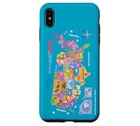 DreamWorks Gabby’s Dollhouse The Movie Kitty Map Custodia per iPhone XS Max