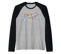 DreamWorks Gabby’s Dollhouse The Movie Kitty Map Maglia con Maniche Raglan