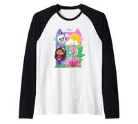 DreamWorks Gabby’s Dollhouse The Movie Sunshine Squad Maglia con Maniche Raglan