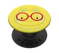 DreamWorks Gabby’s Dollhouse Yellow Cat Big Face PopSockets PopGrip Adesivo