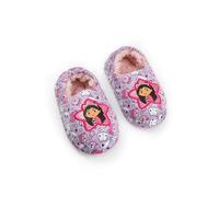 DREAMWORKS GABBY'S DOLLHOUSE La casa delle bambole di Gabby Pantofole slip-on rosa e viola per bambine | Scarpe comode da casa