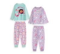 DREAMWORKS GABBY'S DOLLHOUSE Pigiama Azzurro Chiaro a Maniche Lunghe e Gambe Lunghe per Bambine | Merchandising