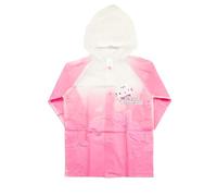 DREAMWORKS GABBY'S DOLLHOUSE - Poncho Pioggia Bambina con Cappuccio e Bottoni a Scatto | Mantella Antipioggia in PVC - Stampa Fronte/Retro | Taglie 4/5 - 6/7 - 8/9 Anni [8029 Rosa Gabby - 4-5 anni]