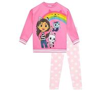 DREAMWORKS GABBY'S DOLLHOUSE Set felpa e leggings per ragazze Set Pandy Paws e Mercat Co Ord | Completi di abbigliamento per ragazze | Merce ufficiale Gabby | 3-4 Anni