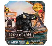 DreamWorks How to Train your Dragon - Mini drago interattivo con effetti sonori, giocattolo per bambini dai 4 anni in su