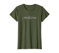 DreamWorks How To Train Your Dragon Movie Logo Maglietta, Donna, Oliva, S