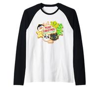 DreamWorks KouKou Merry Christmas Cookie Characters Maglia con Maniche Raglan