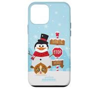 DreamWorks KouKou Skipper Snowman & Mort Santa Stop Custodia per iPhone 12 mini