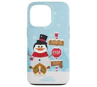DreamWorks KouKou Skipper Snowman & Mort Santa Stop Custodia per iPhone 13 Pro