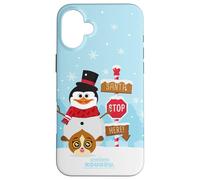 DreamWorks KouKou Skipper Snowman & Mort Santa Stop Custodia per iPhone 16 Plus