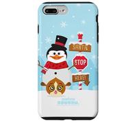 DreamWorks KouKou Skipper Snowman & Mort Santa Stop Custodia per iPhone 7 Plus/8 Plus