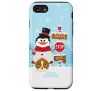 DreamWorks KouKou Skipper Snowman & Mort Santa Stop Custodia per iPhone SE (2020) / 7/8