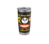 DreamWorks Kung Fu Panda Eat Sleep Repeat Dumplings Bicchiere termico in acciaio inox doppia parete