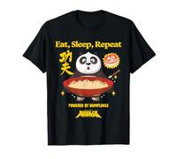 DreamWorks Kung Fu Panda Eat Sleep Repeat Dumplings Maglietta