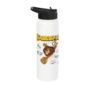 DreamWorks Madagascar Alex Baseball 90s Retro Stainless Steel Insulated Water Bottle
