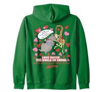 DreamWorks Madagascar Melman & Gloria Retro Love Felpa con Cappuccio